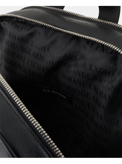 AX Backpack Black with Triple Zip ARMANI EXCHANGE | XM000241-AF12134UC001